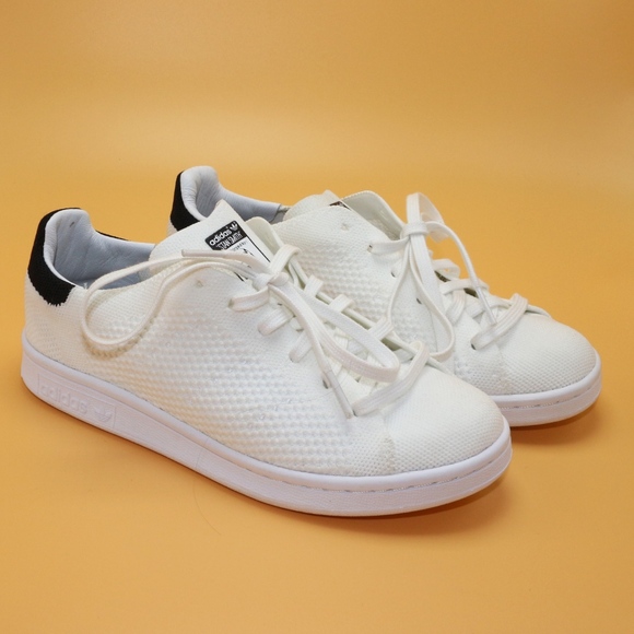 adidas Shoes - NWOT Adidas White and Black Primeknit Stan Smith